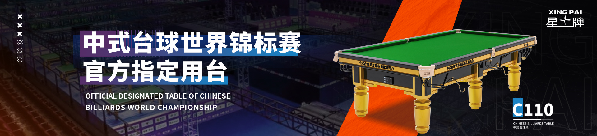 中式臺球世界錦標賽C110型號